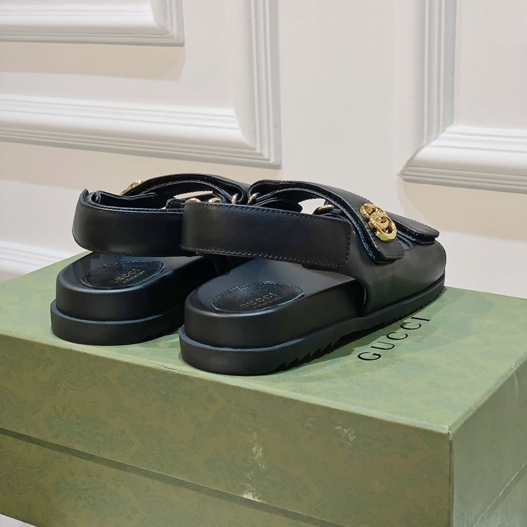 Gucci Women's Double G Sandal  - DopestKickz