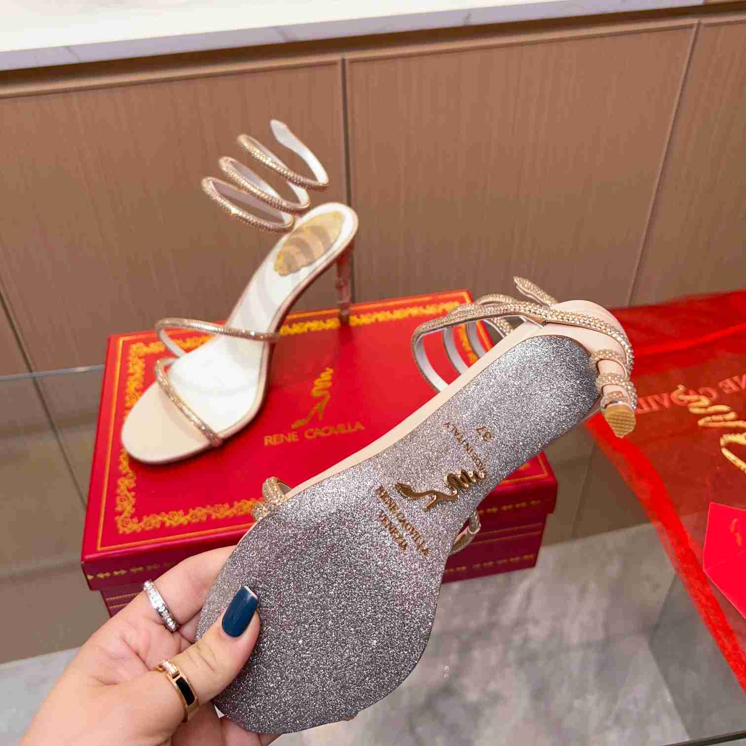 Rene Caovilla Margot 95mm sandals - DopestKickz