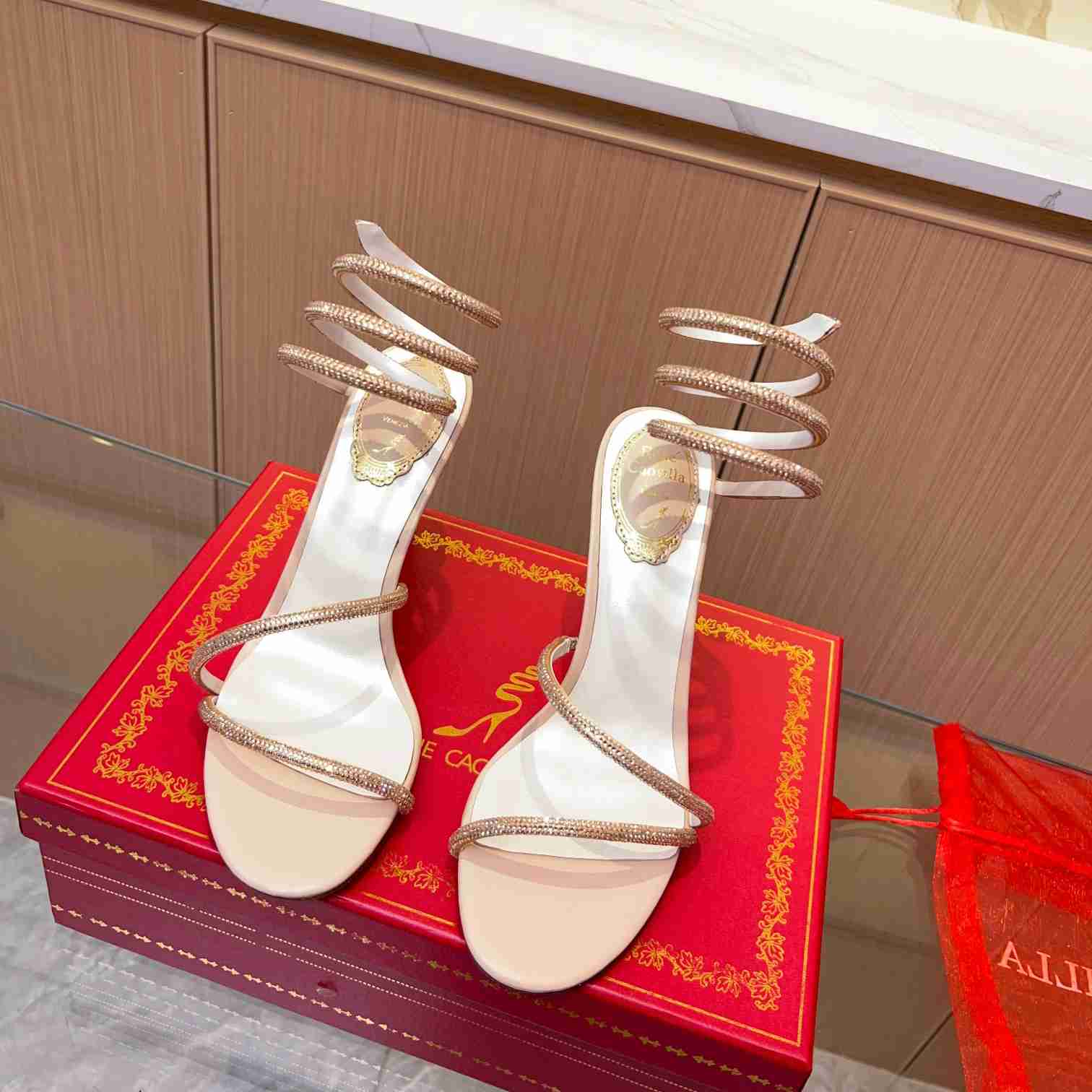 Rene Caovilla Margot 95mm sandals - DopestKickz