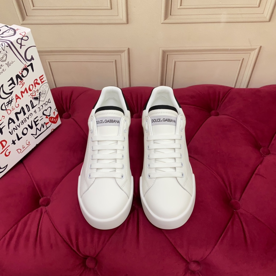 Dolce & Gabbana Calfskin Portofino sneakers   - DopestKickz