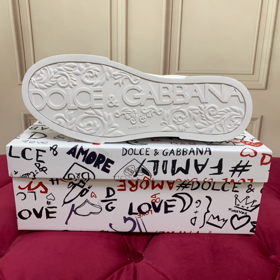 Dolce & Gabbana Calfskin Portofino sneakers   - DopestKickz