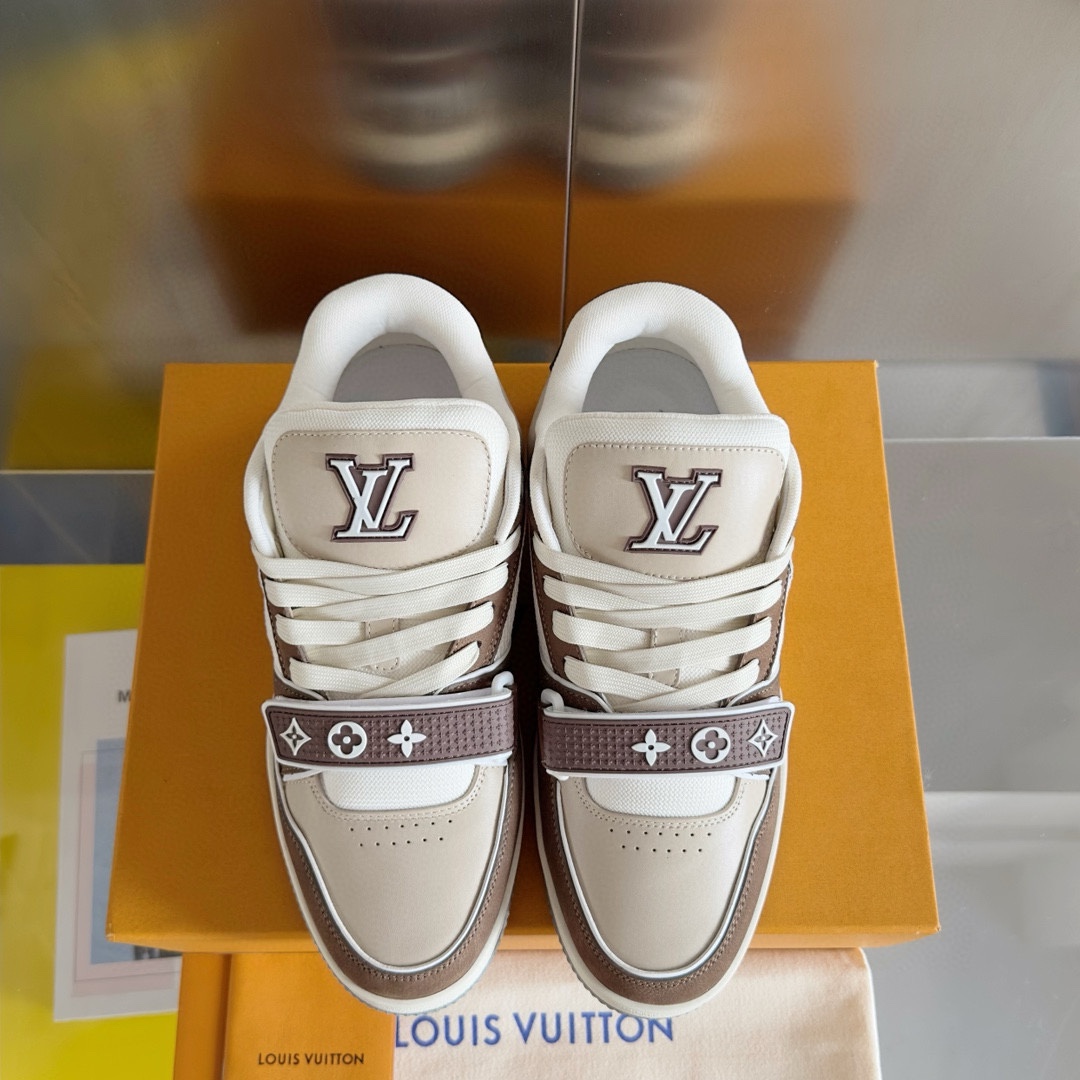Louis Vuitton LV Trainer Sneaker   - DopestKickz