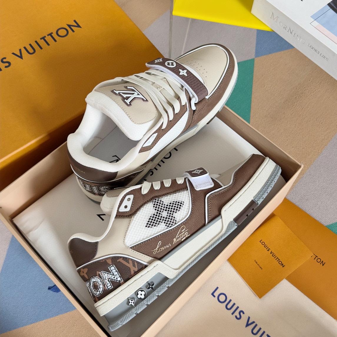 Louis Vuitton LV Trainer Sneaker   - DopestKickz