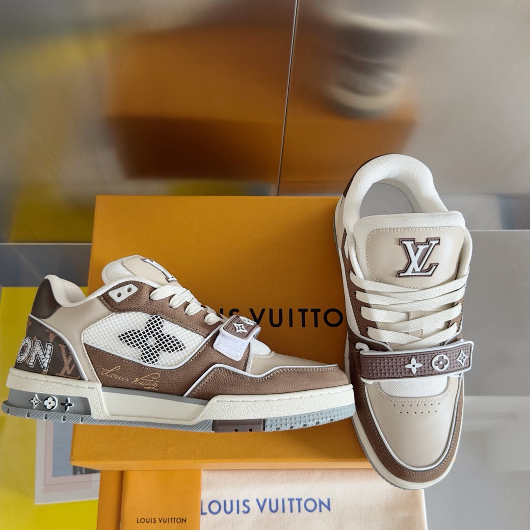 Louis Vuitton LV Trainer Sneaker   - DopestKickz