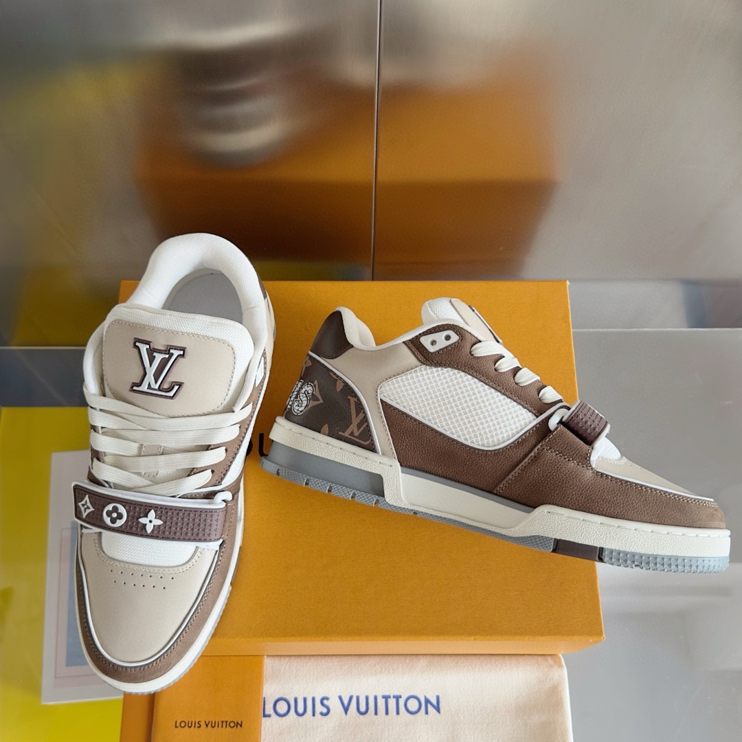 Louis Vuitton LV Trainer Sneaker   - DopestKickz