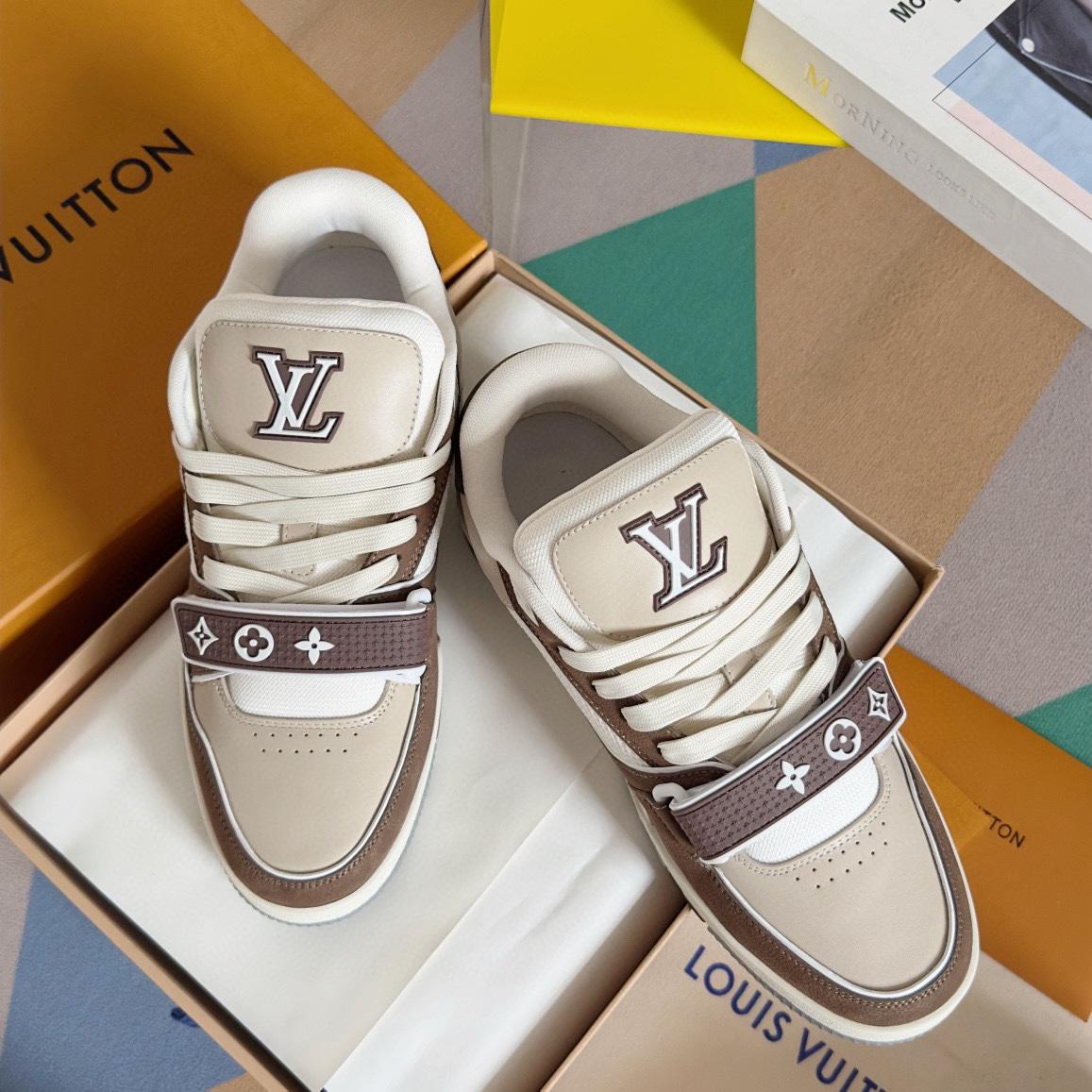 Louis Vuitton LV Trainer Sneaker   - DopestKickz