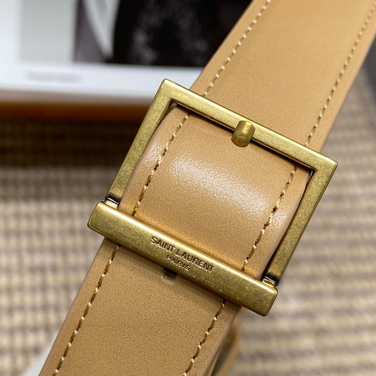 Saint Laurent LE 5 À 7 Small Supple In Canvas And Smooth Leather - DopestKickz