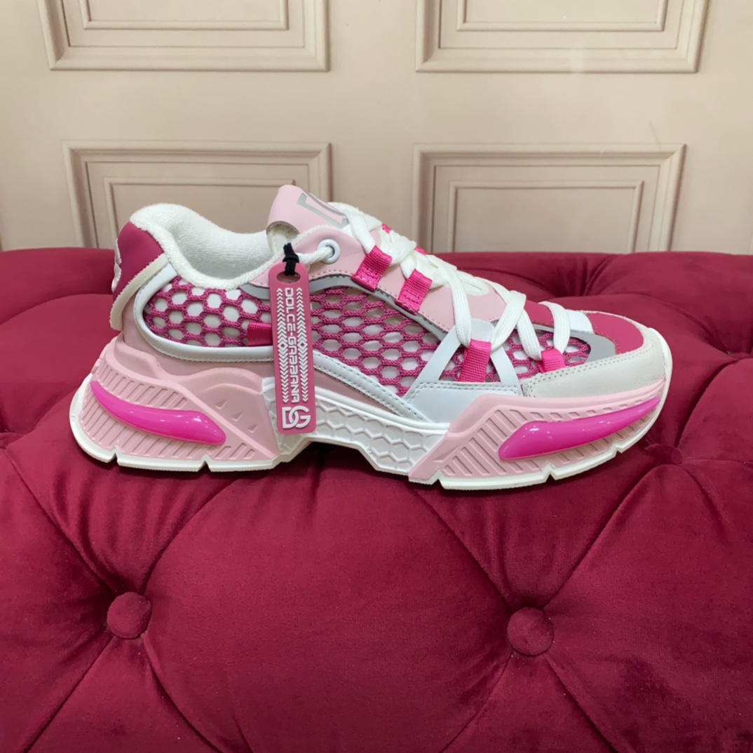 Dolce & Gabbana Mixed-material Airmaster Sneakers - DopestKickz