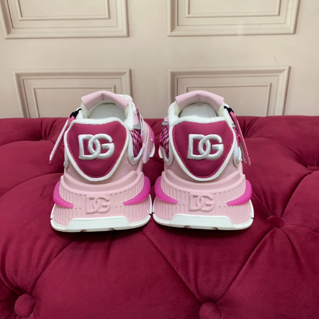 Dolce & Gabbana Mixed-material Airmaster Sneakers - DopestKickz