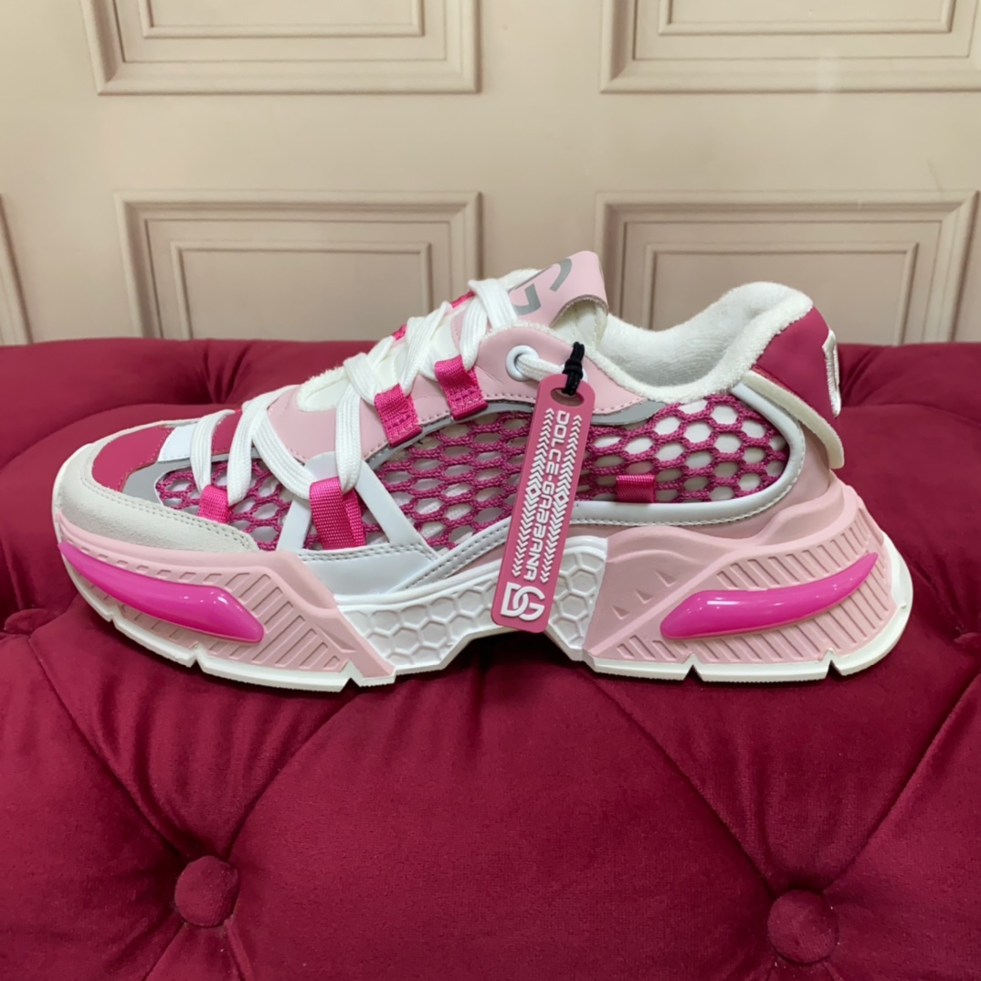 Dolce & Gabbana Mixed-material Airmaster Sneakers - DopestKickz