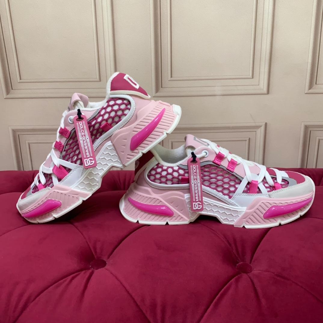 Dolce & Gabbana Mixed-material Airmaster Sneakers - DopestKickz