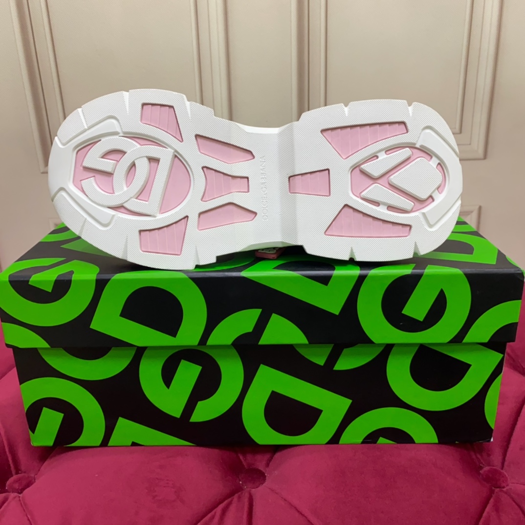 Dolce & Gabbana Mixed-material Airmaster Sneakers - DopestKickz