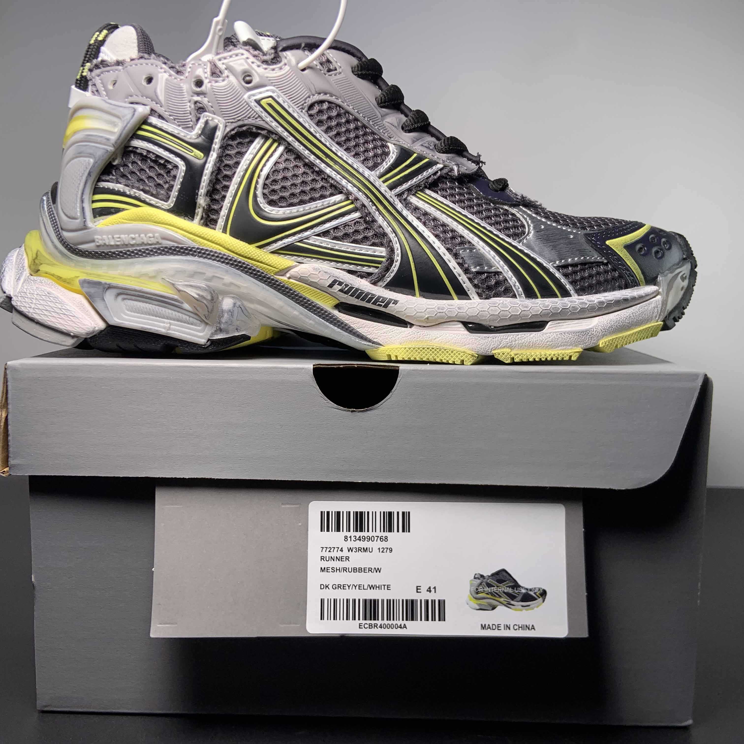 Balenciaga Runner Sneaker In Grey - DopestKickz