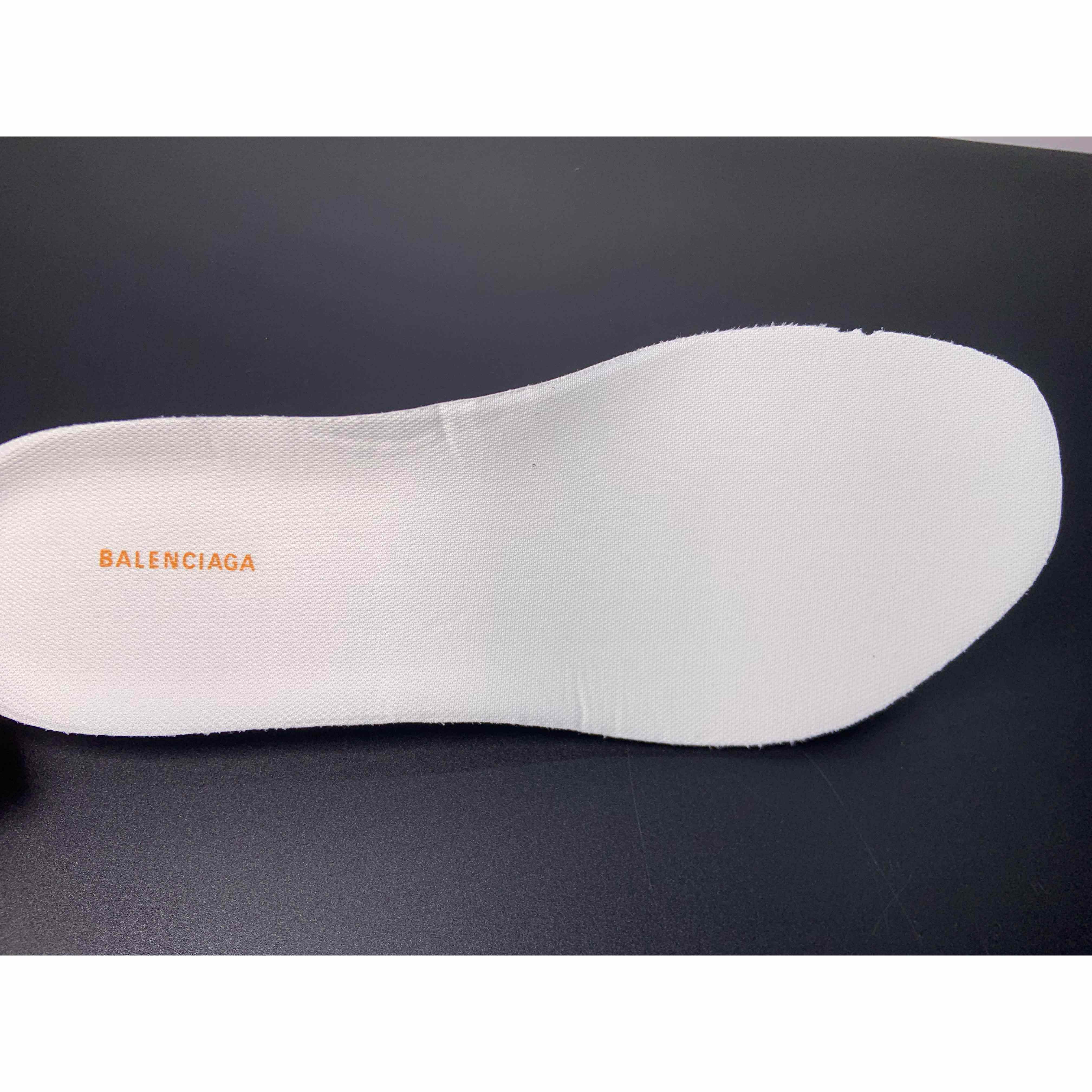 Balenciaga Cargo Sneaker In White/Grey/Orange /Blue  - DopestKickz