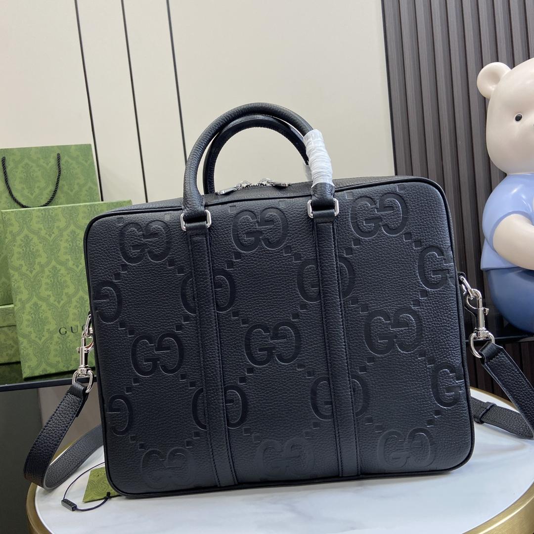 Gucci Jumbo GG Briefcase - DopestKickz