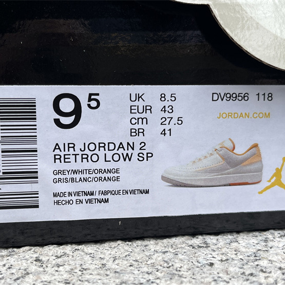 Air Jordan 2 Low “Melon Tint” Sneakers   DV9956-118 - DopestKickz