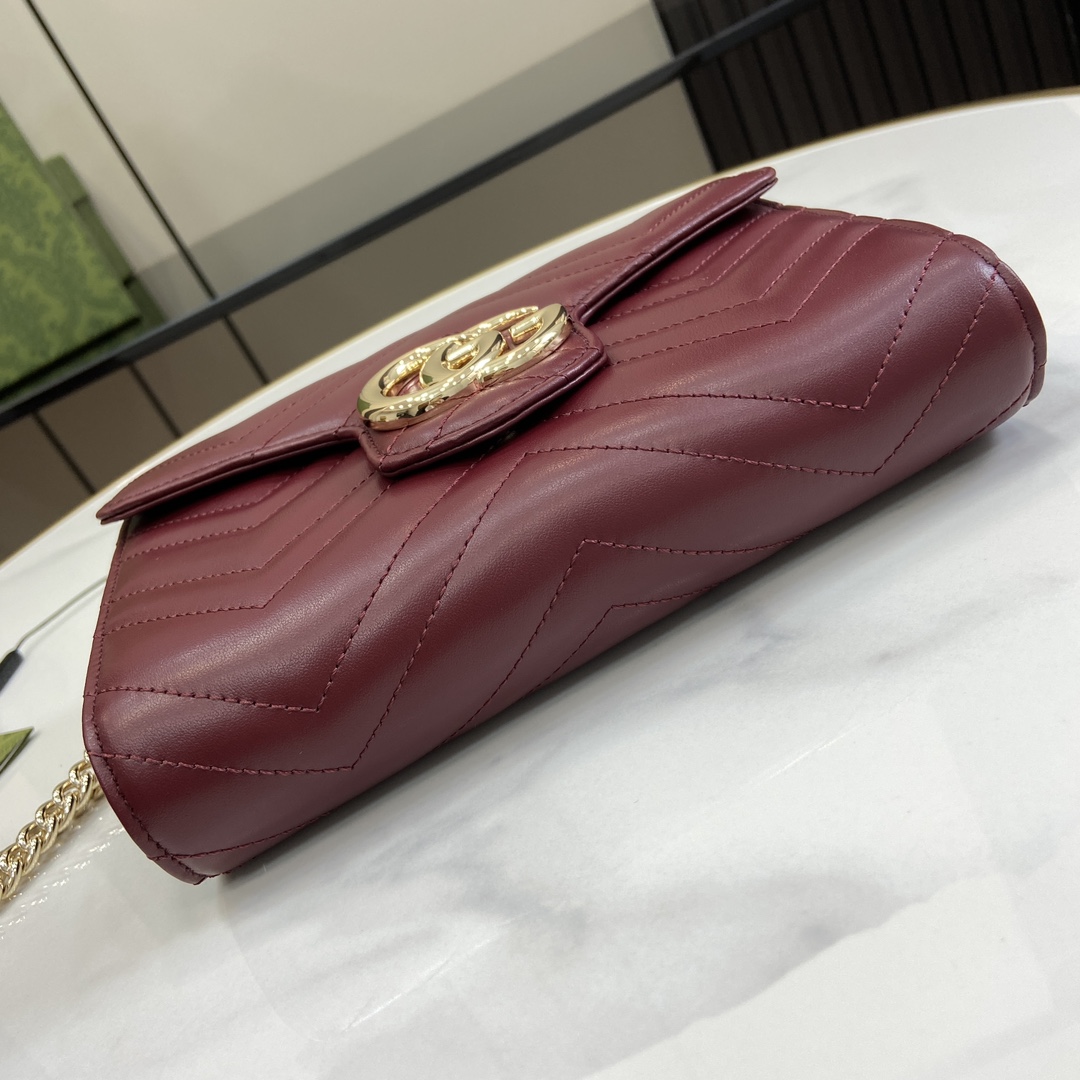 Gucci GG Marmont Super Mini Bag(20-13-6cm)   - DopestKickz