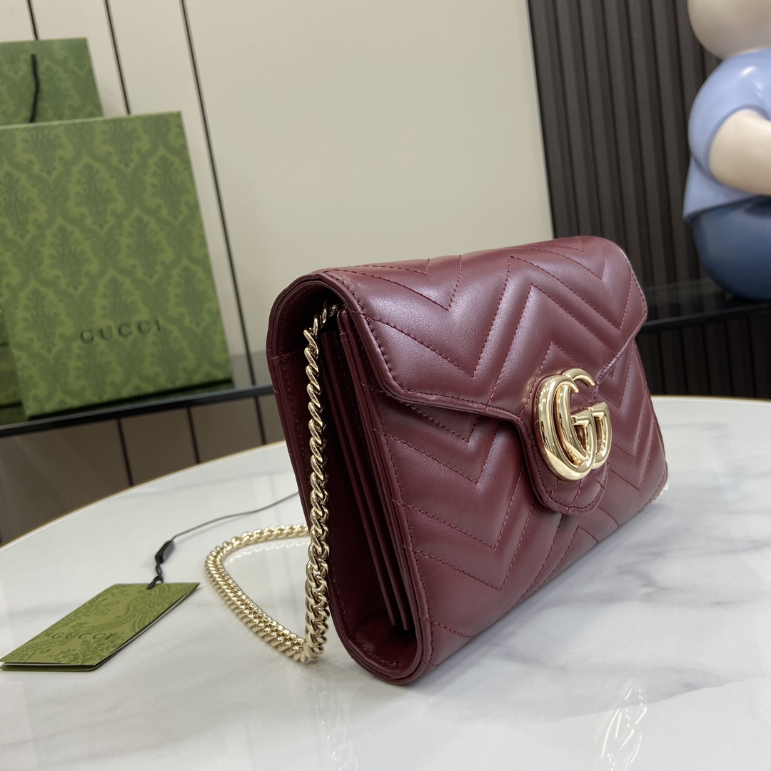 Gucci GG Marmont Super Mini Bag(20-13-6cm)   - DopestKickz