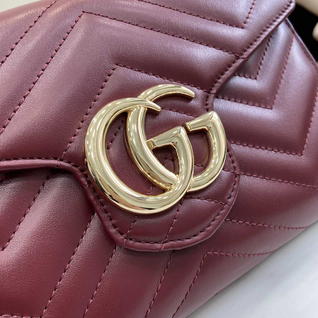 Gucci GG Marmont Super Mini Bag(20-13-6cm)   - DopestKickz