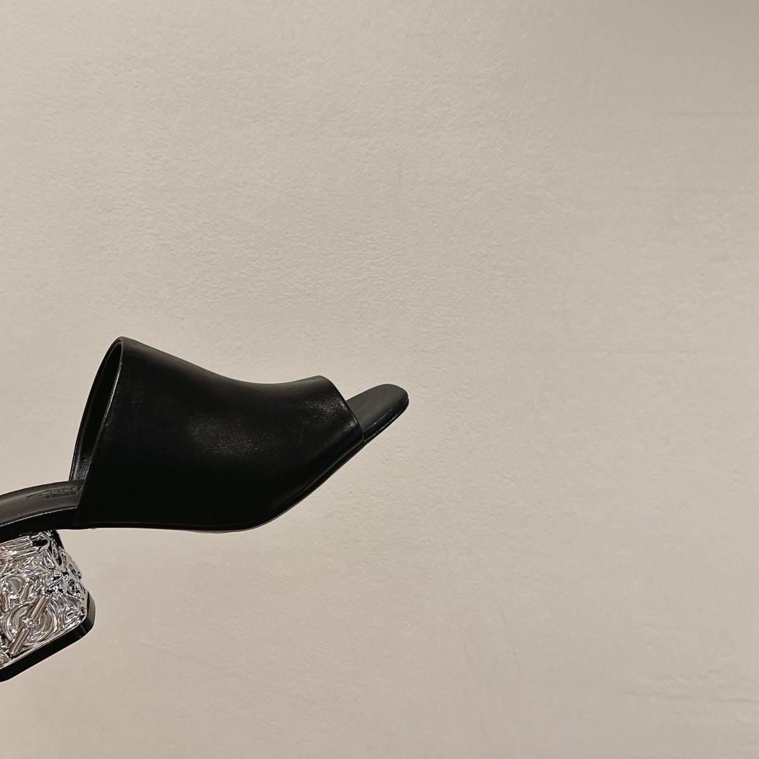 Hermes Glossy 60 Sandal - DopestKickz