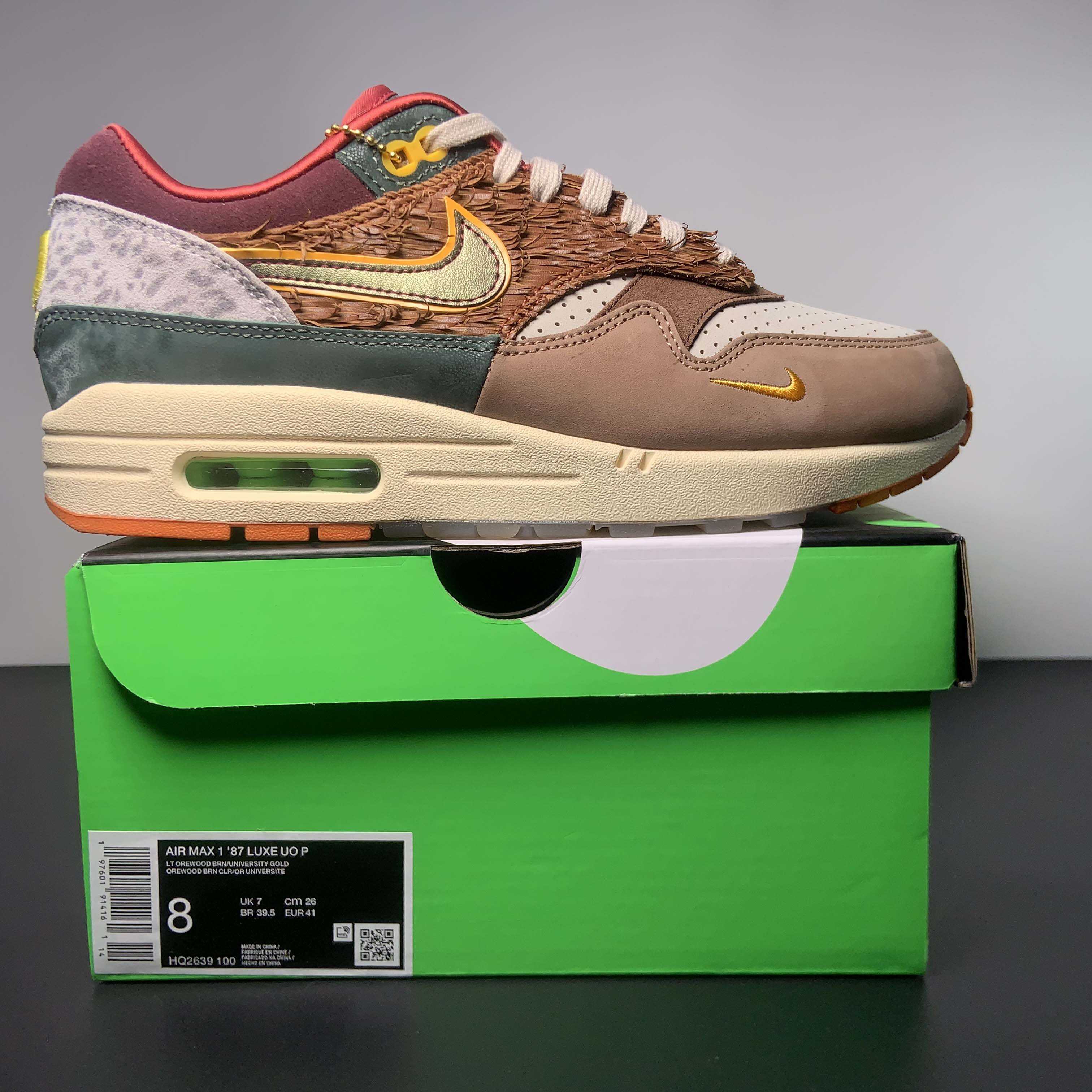 Division Street x Nike Air Max 1 Sneakers    HQ2639-100 - DopestKickz