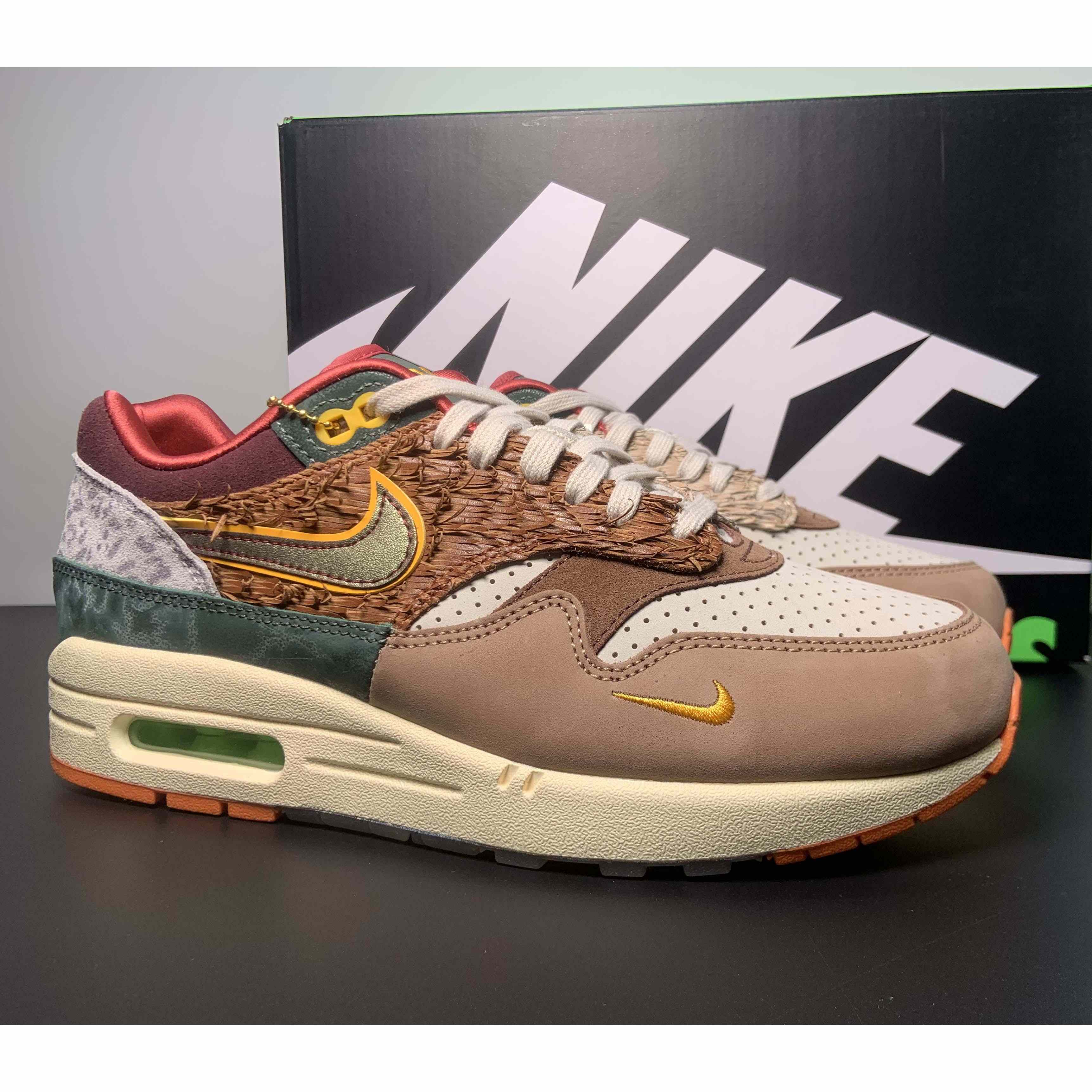 Division Street x Nike Air Max 1 Sneakers    HQ2639-100 - DopestKickz