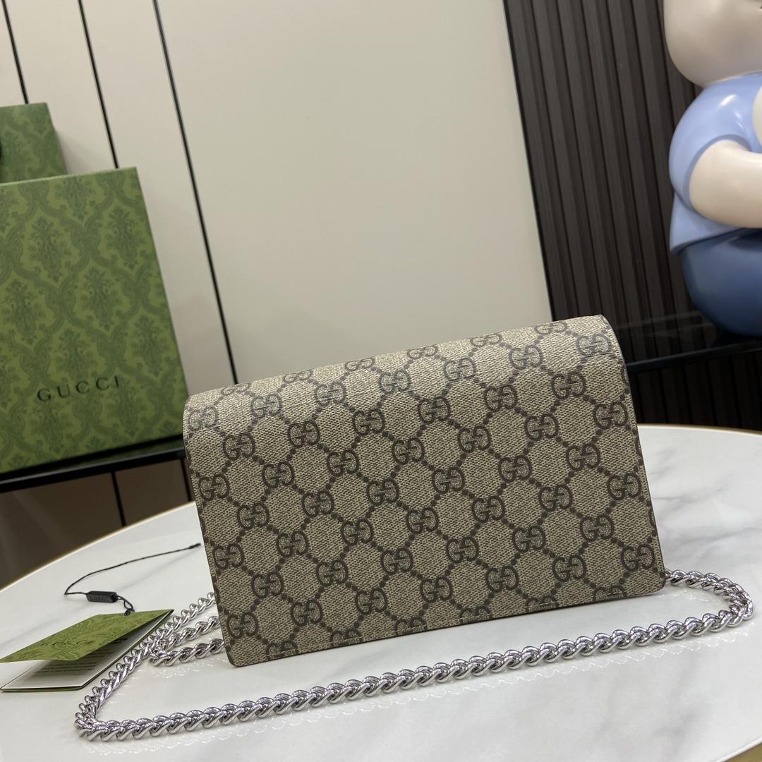 Gucci GG Marmont Chain Wallet - DopestKickz