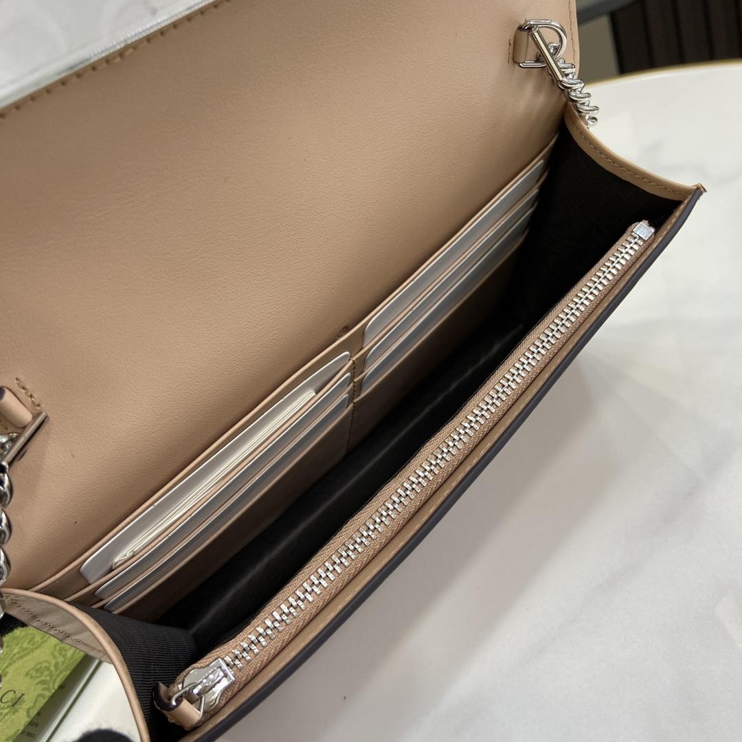 Gucci GG Marmont Chain Wallet - DopestKickz
