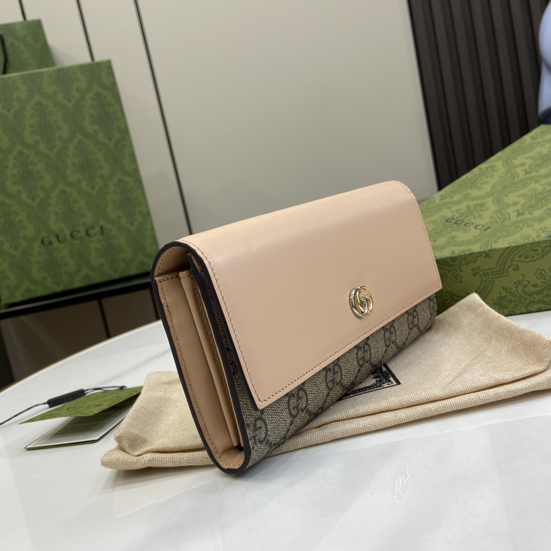 Gucci GG Marmont Continental Wallet - DopestKickz