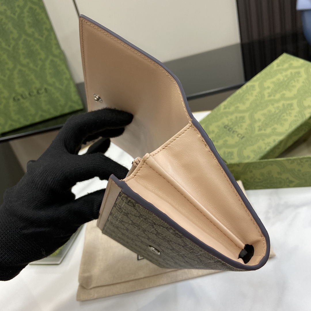 Gucci GG Marmont Continental Wallet - DopestKickz