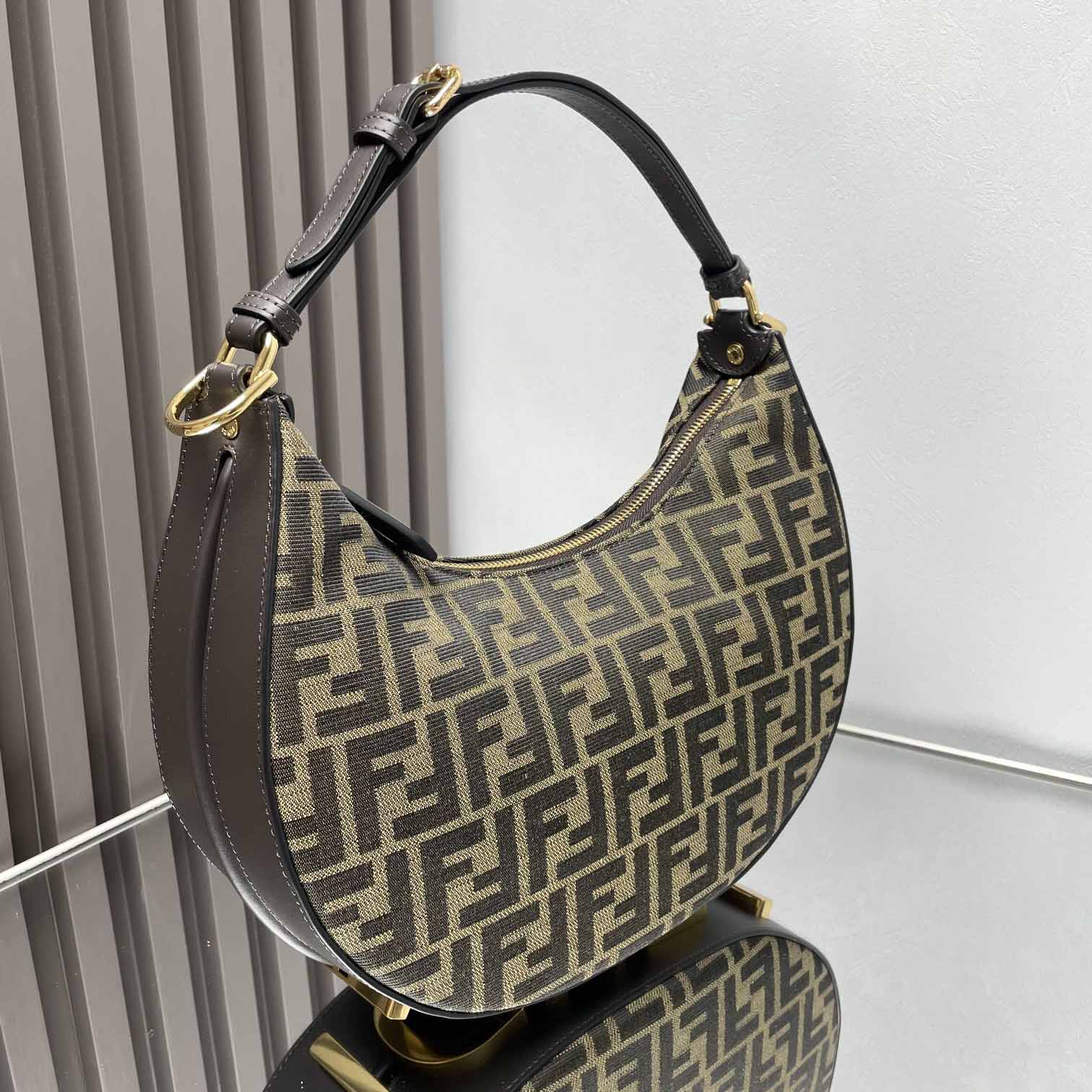 Fendi Fendigraphy Hobo Bag （29-24.5-10cm） - DopestKickz