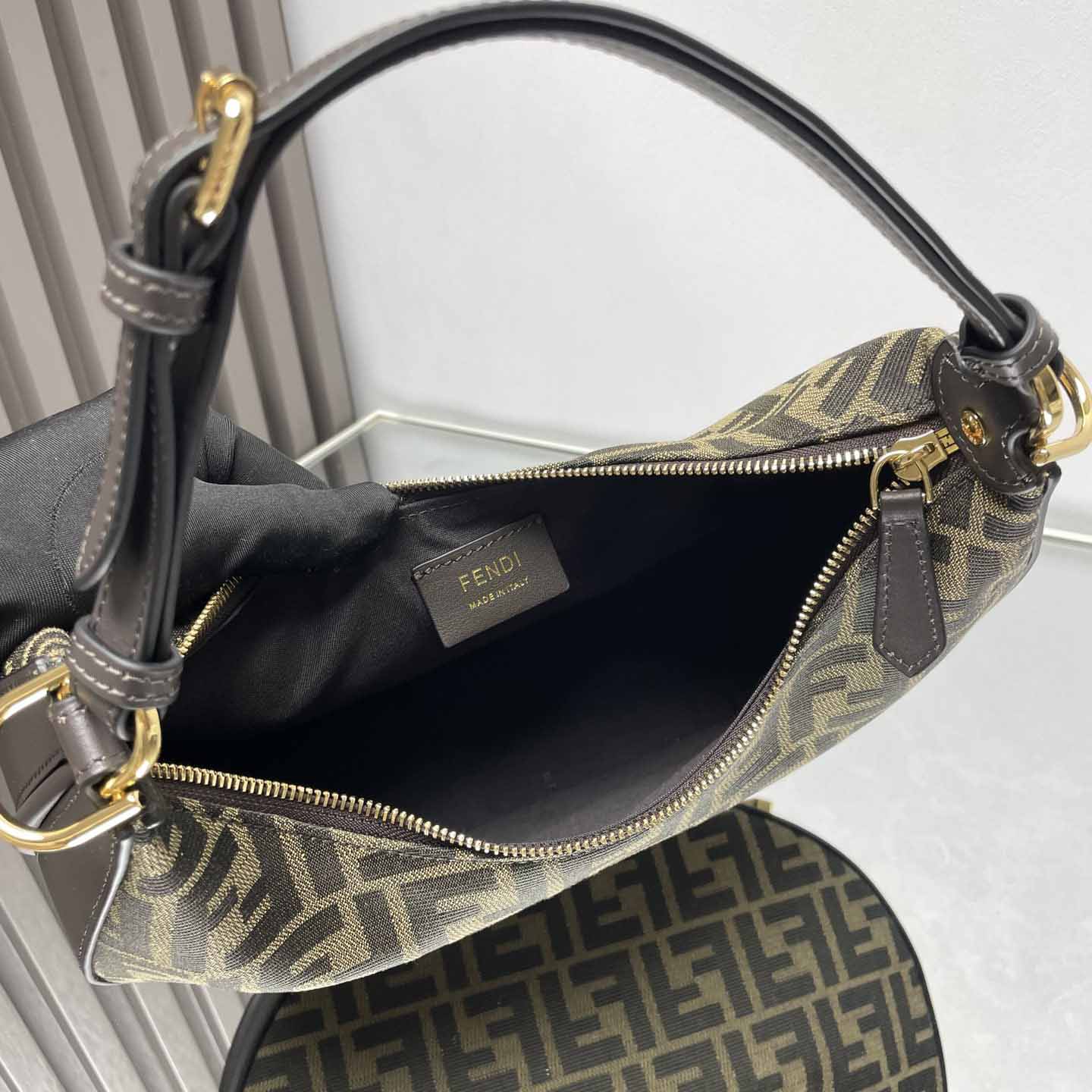 Fendi Fendigraphy Hobo Bag （29-24.5-10cm） - DopestKickz