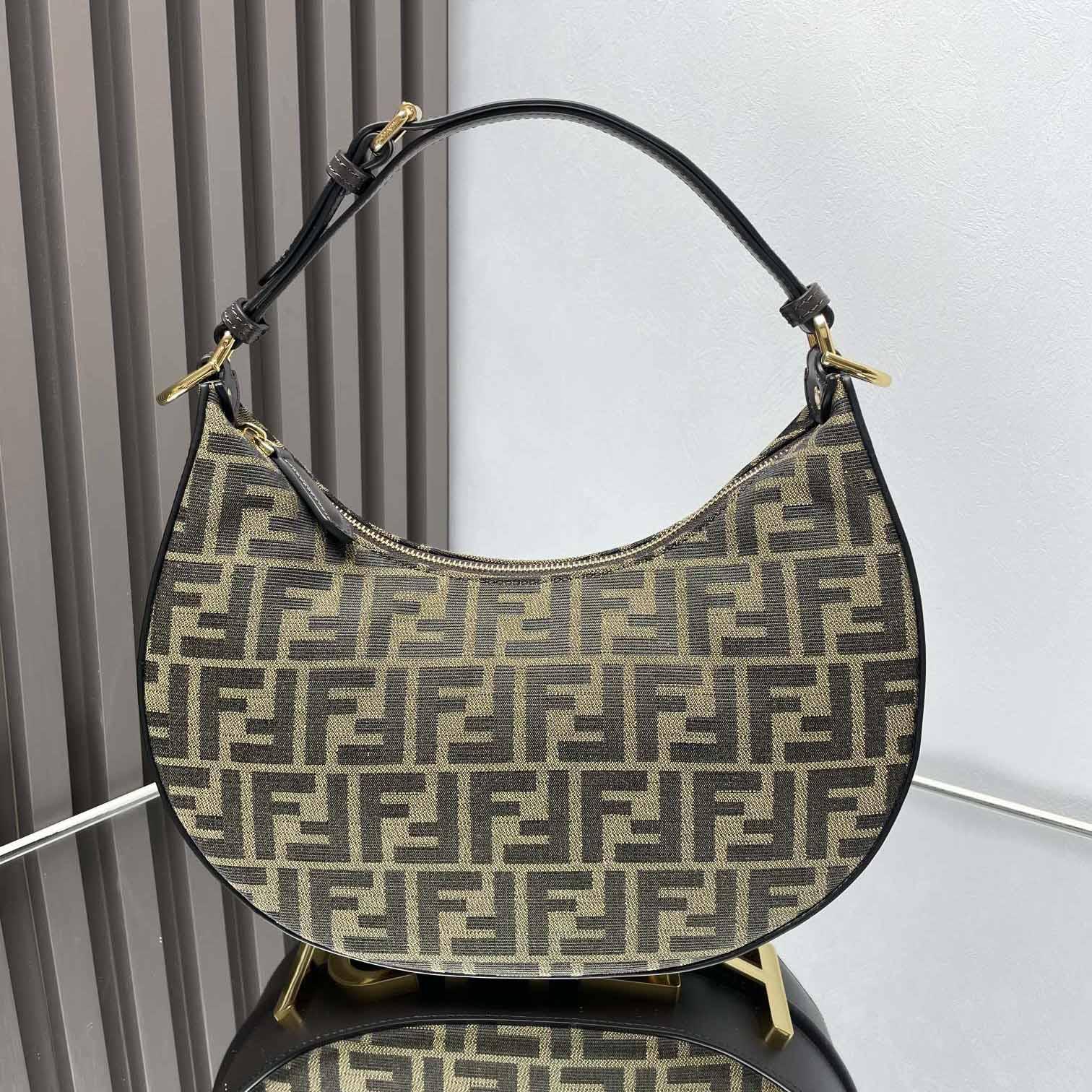 Fendi Fendigraphy Hobo Bag （29-24.5-10cm） - DopestKickz