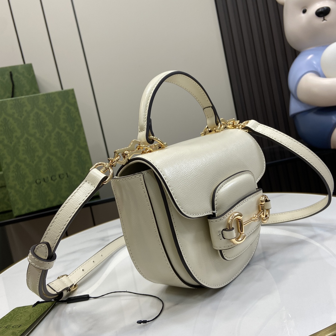 Gucci  Horsebit 1955 Mini Top Handle Bag - DopestKickz