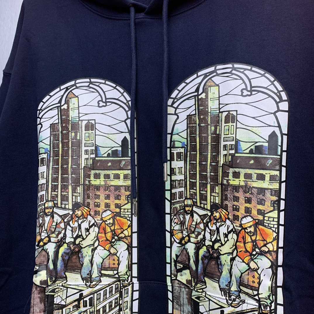 Who Decides War Diplomats Hooded Sweatshirt In Navy - DopestKickz