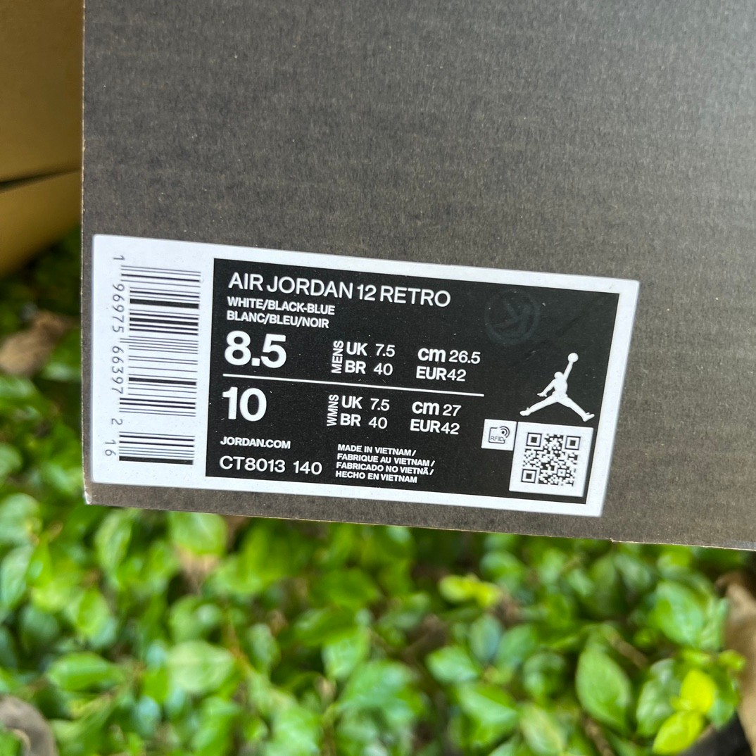 Air Jordan 12 “Blueberry” Sneaker      CT8013-140 - DopestKickz