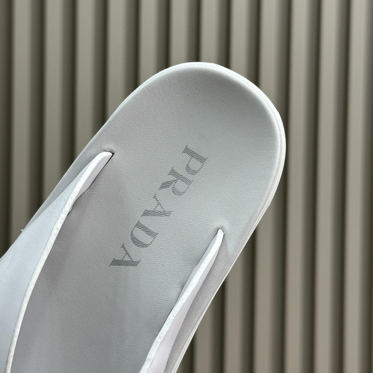 Prada Rubber Thong Sandals - DopestKickz