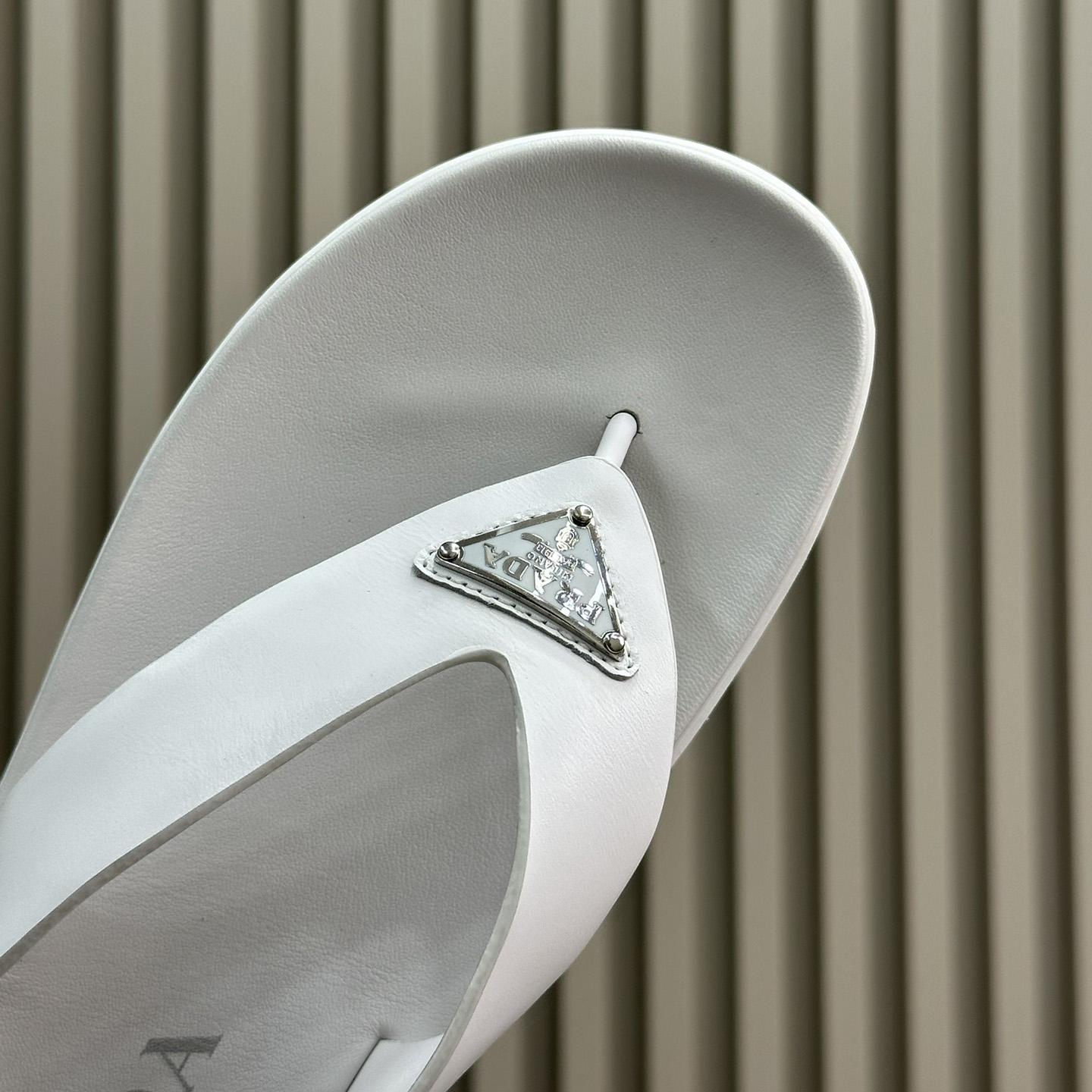 Prada Rubber Thong Sandals - DopestKickz