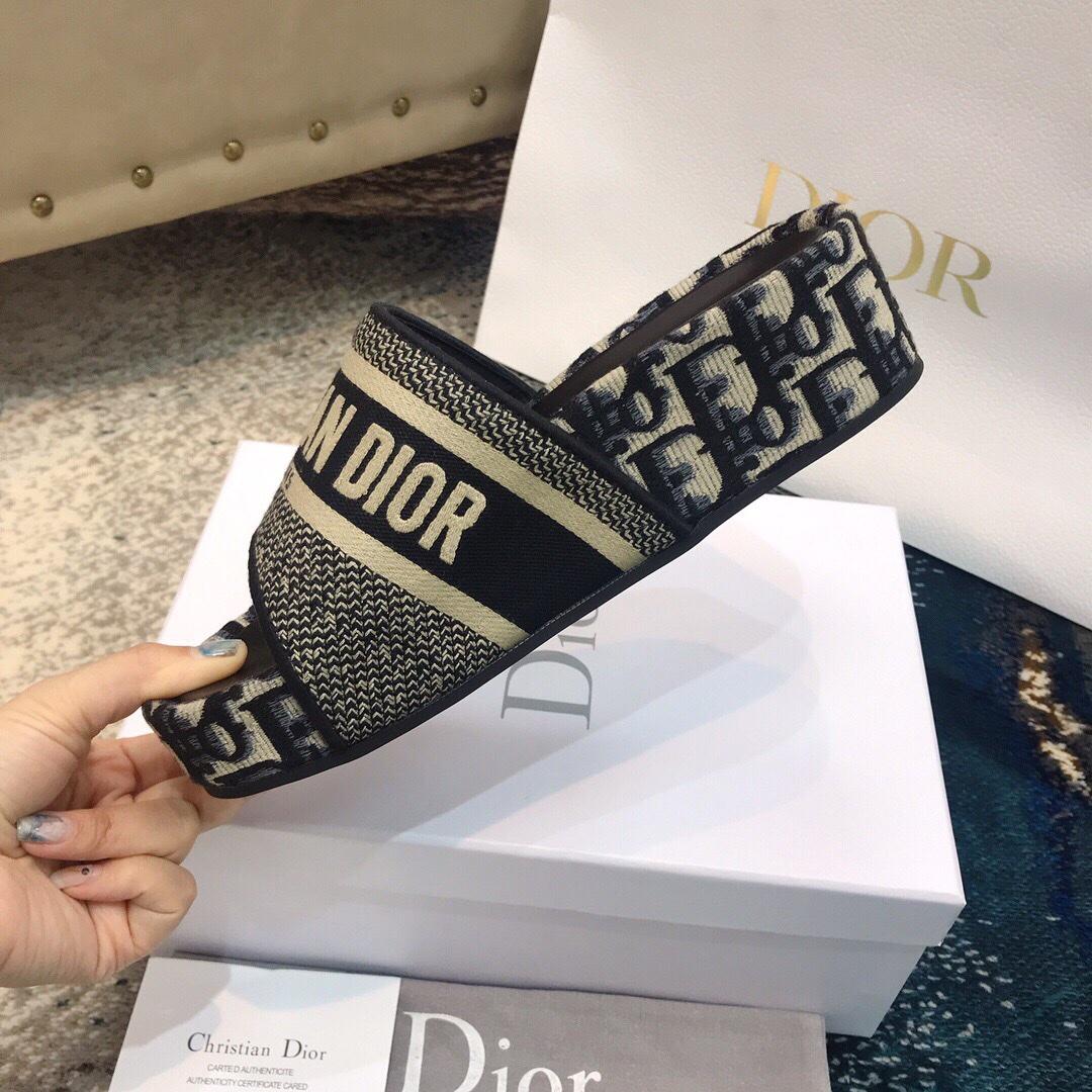 Dior Oblique D-Way Platform Sandals - DopestKickz
