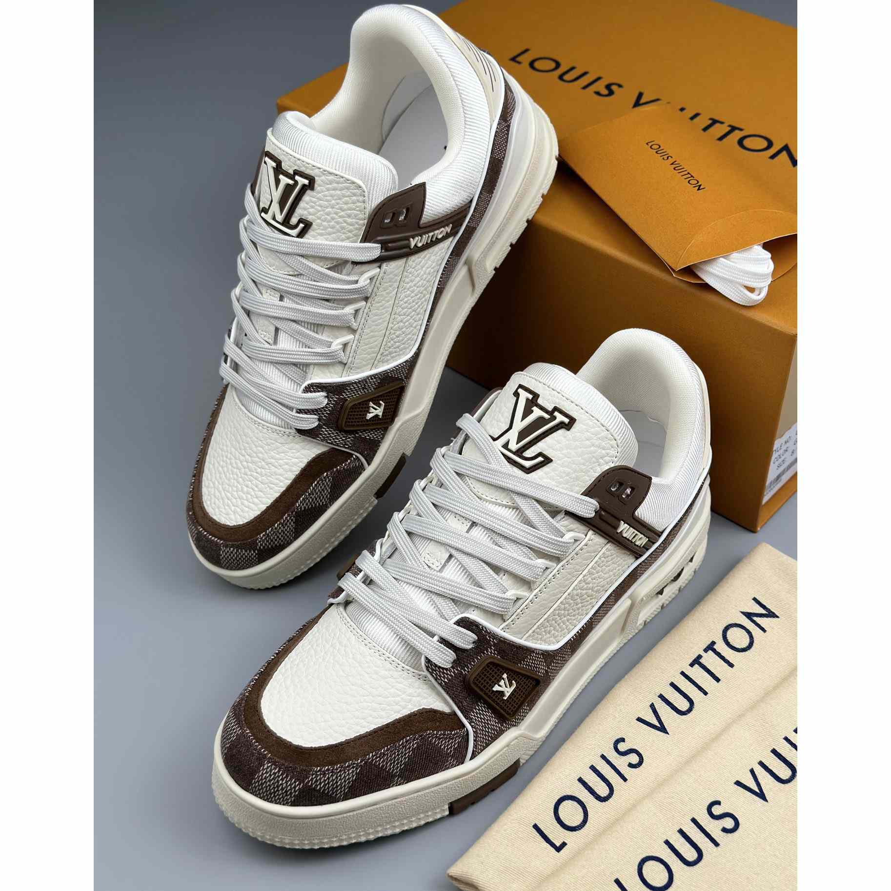 Louis Vuitton LV Trainer Sneaker   - DopestKickz