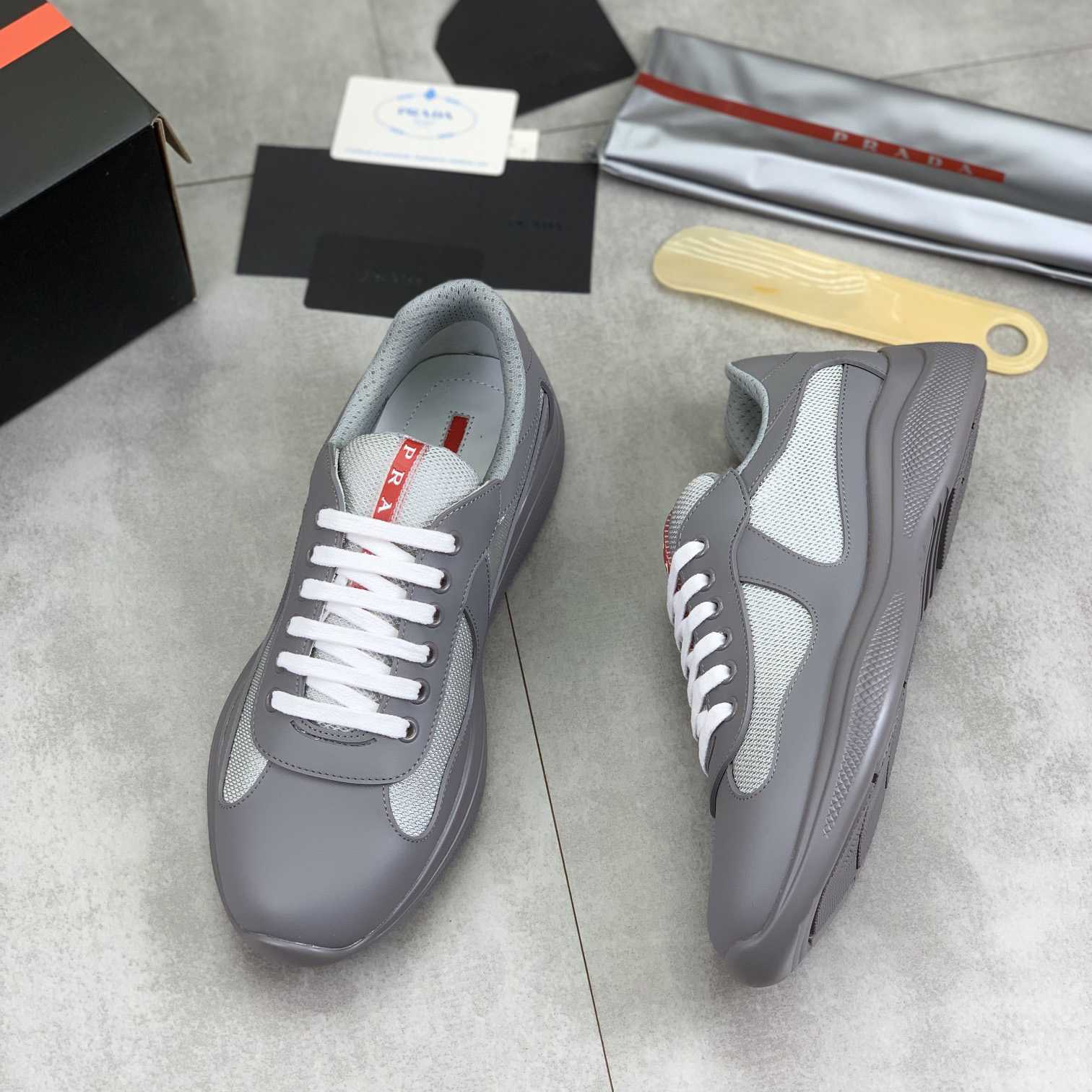 Prada America's Cup Soft Rubber And Bike Fabric Sneakers - DopestKickz