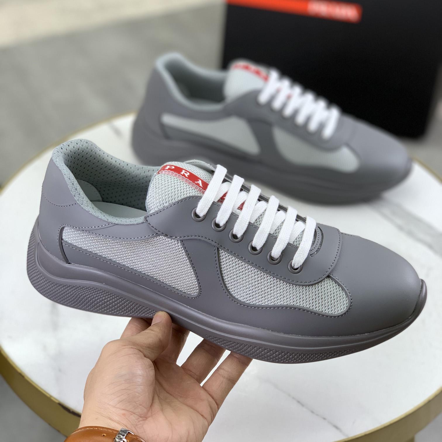 Prada America's Cup Soft Rubber And Bike Fabric Sneakers - DopestKickz