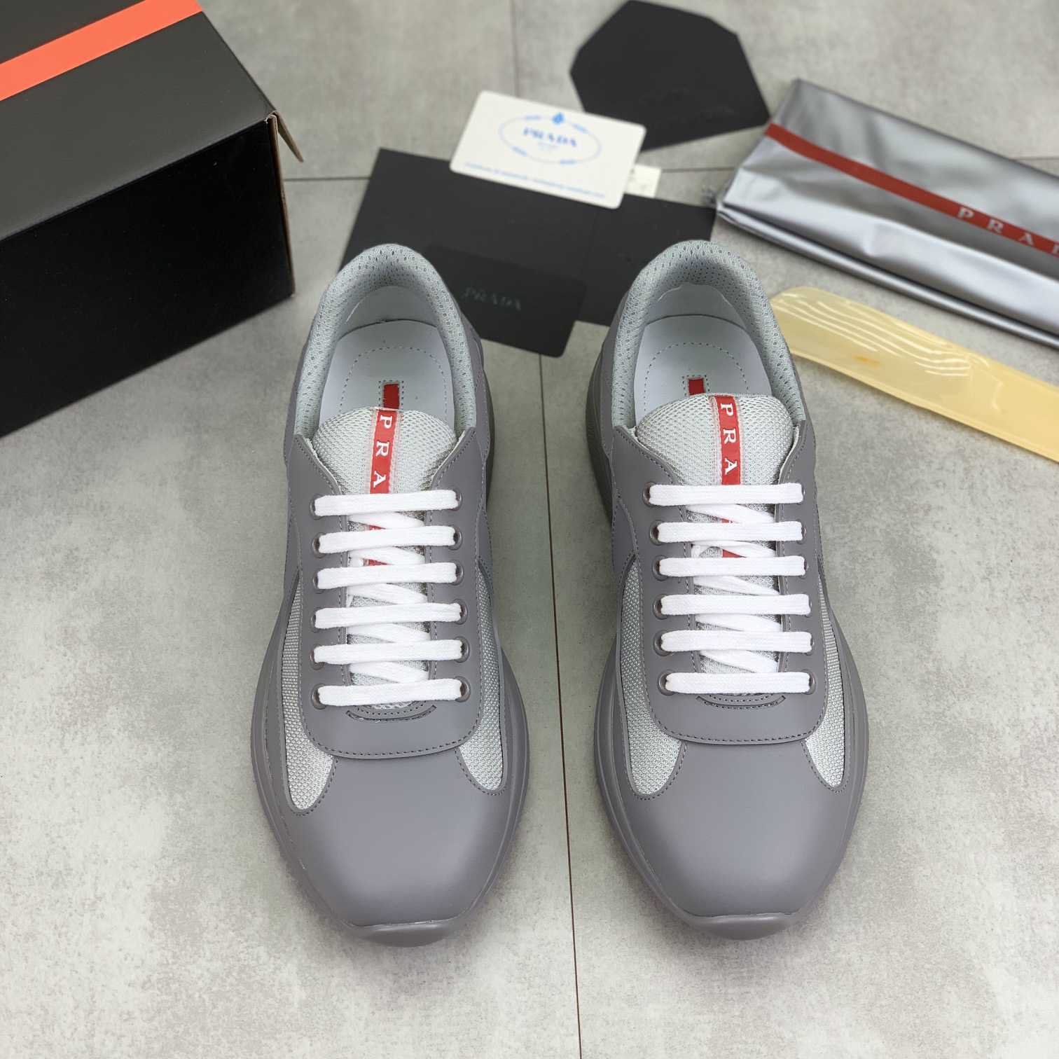 Prada America's Cup Soft Rubber And Bike Fabric Sneakers - DopestKickz
