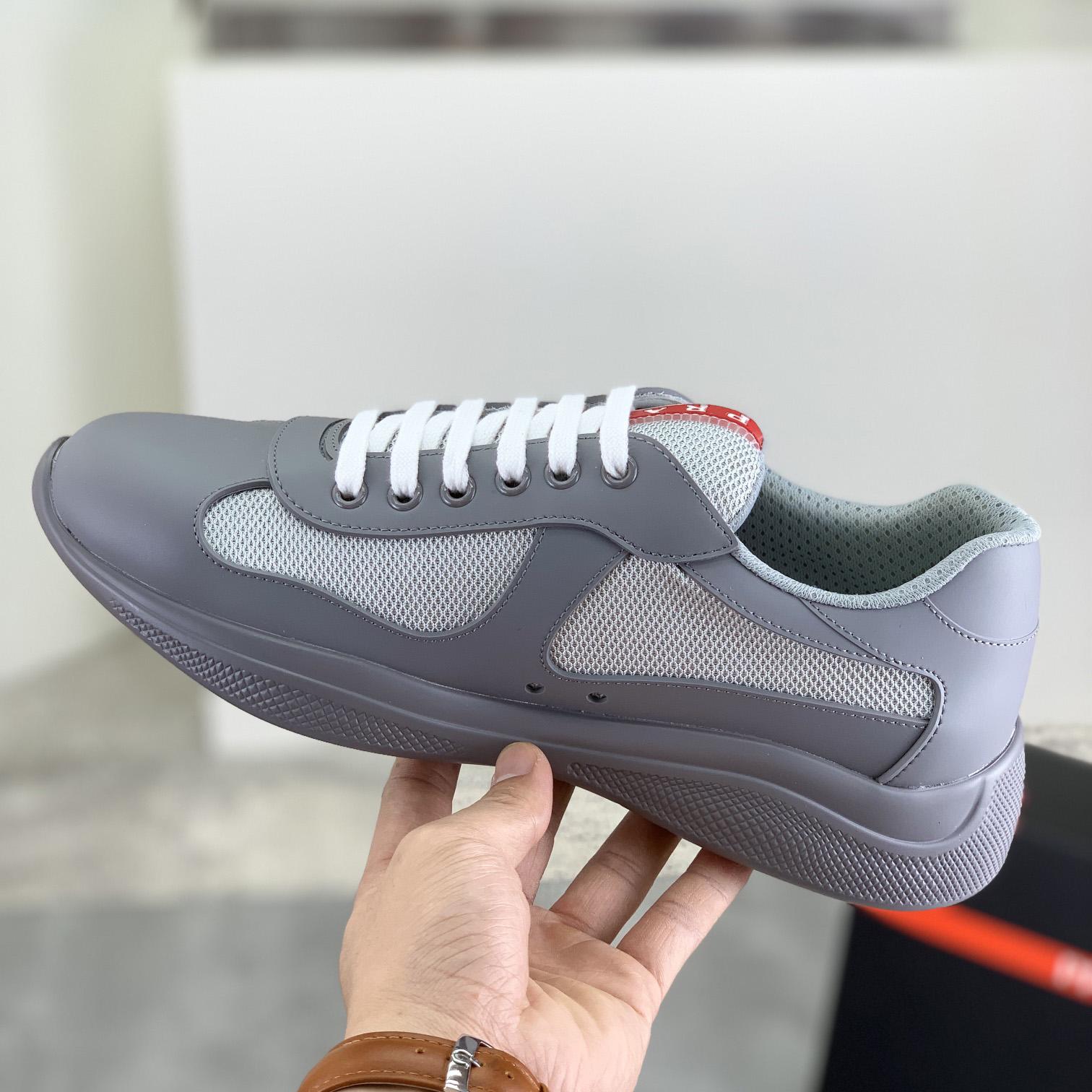 Prada America's Cup Soft Rubber And Bike Fabric Sneakers - DopestKickz