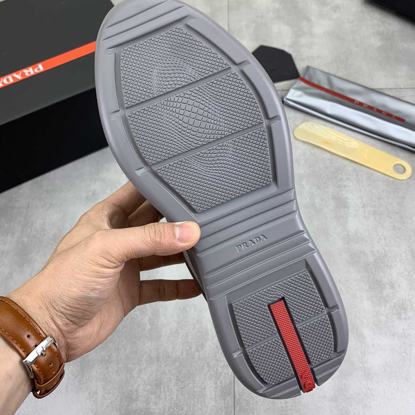 Prada America's Cup Soft Rubber And Bike Fabric Sneakers - DopestKickz