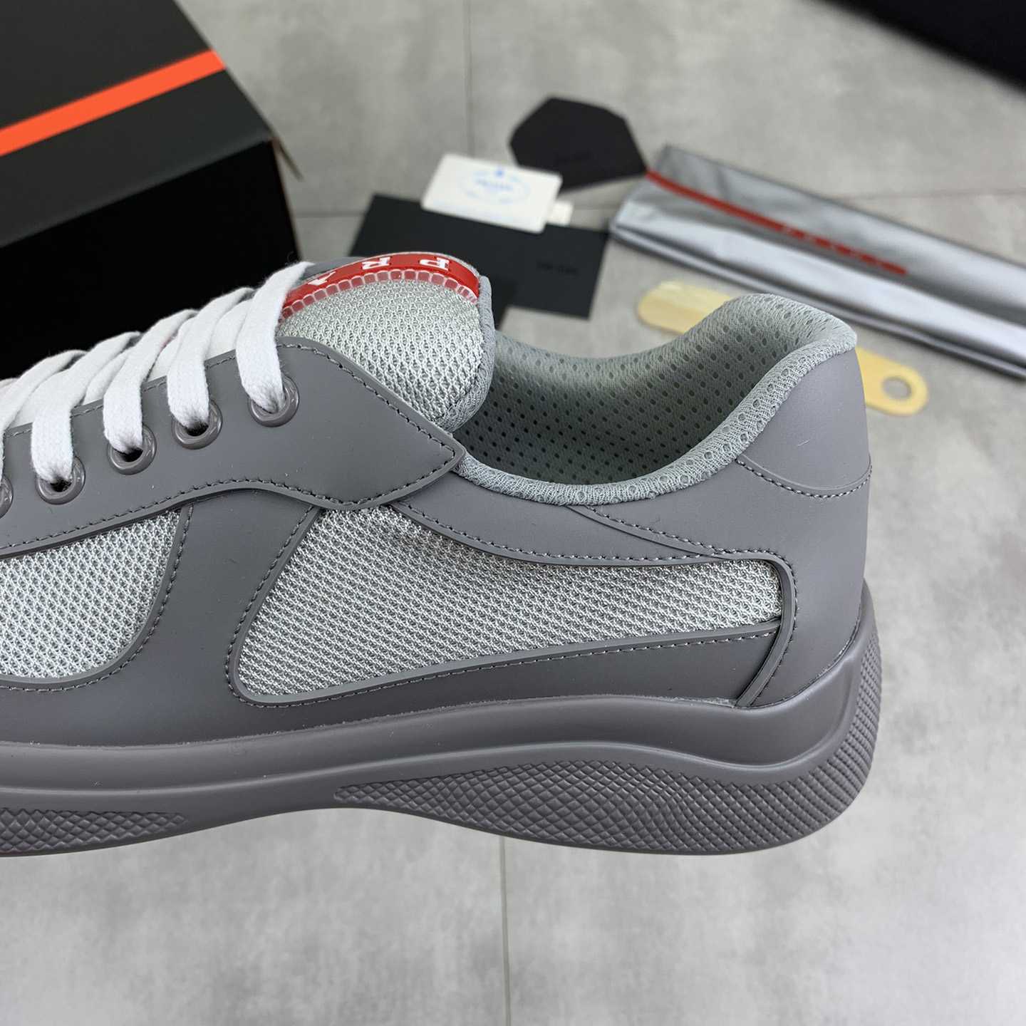 Prada America's Cup Soft Rubber And Bike Fabric Sneakers - DopestKickz