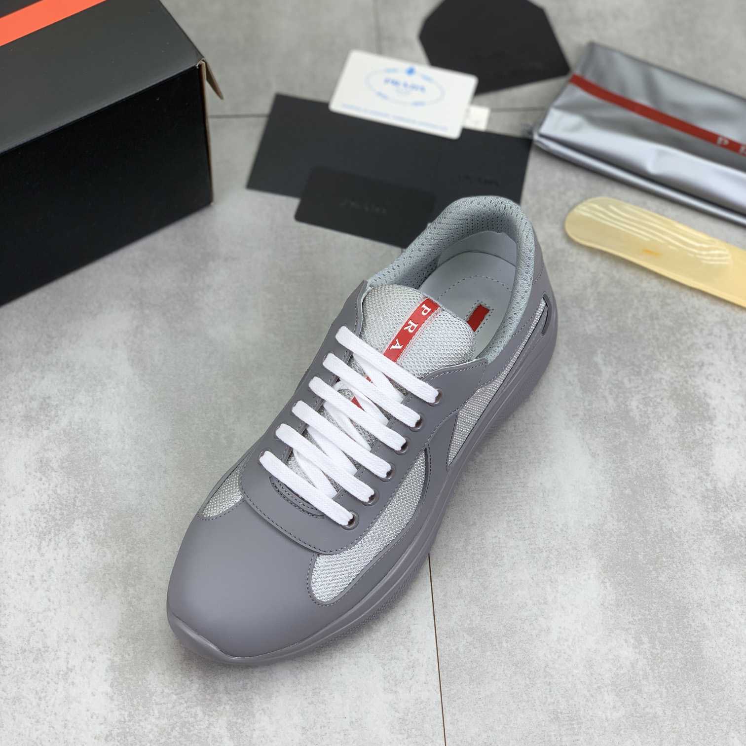 Prada America's Cup Soft Rubber And Bike Fabric Sneakers - DopestKickz