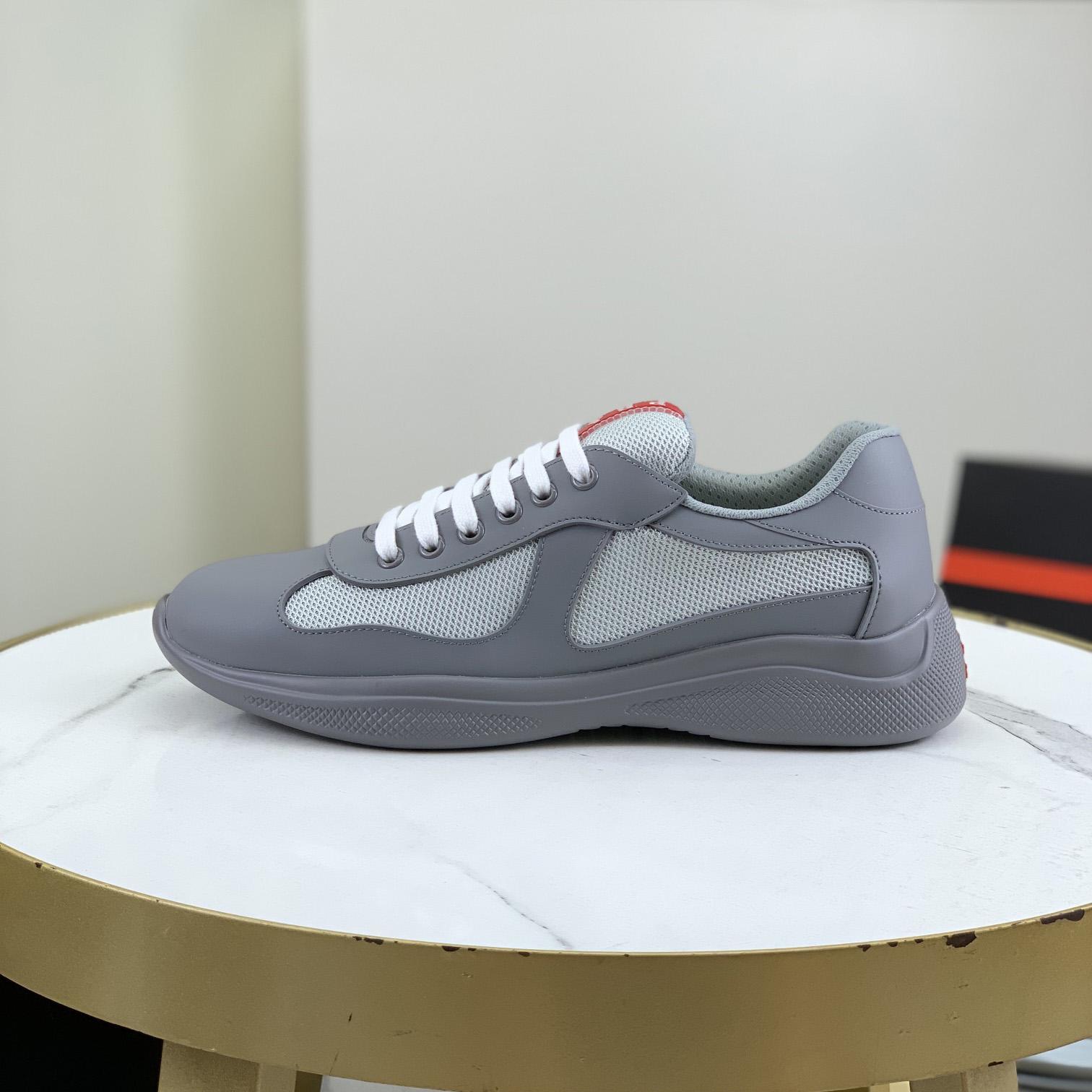 Prada America's Cup Soft Rubber And Bike Fabric Sneakers - DopestKickz