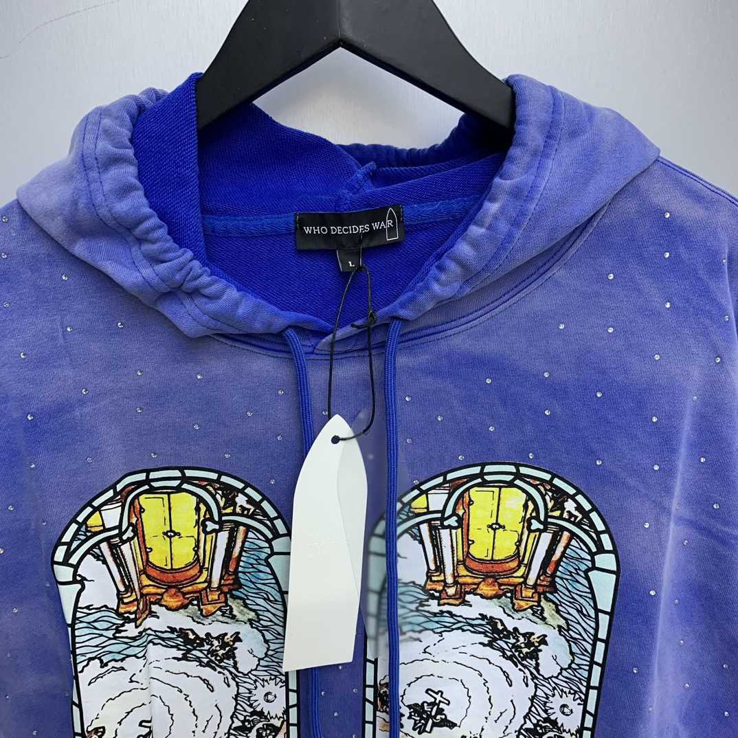 Who Decides War Chalice Embroidered Hooded Sweatshirt - DopestKickz