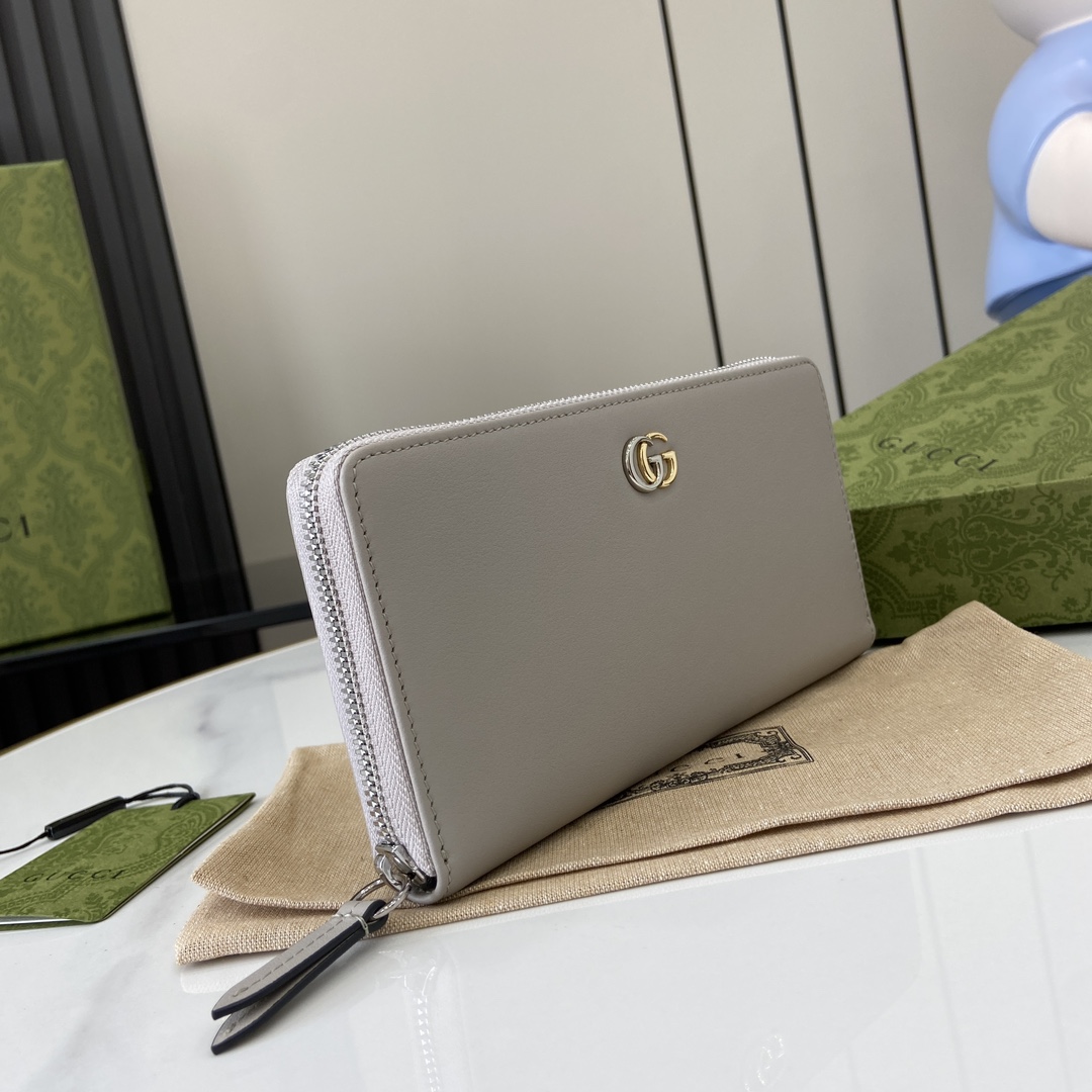 Gucci GG Marmont Zip-around Wallet - DopestKickz